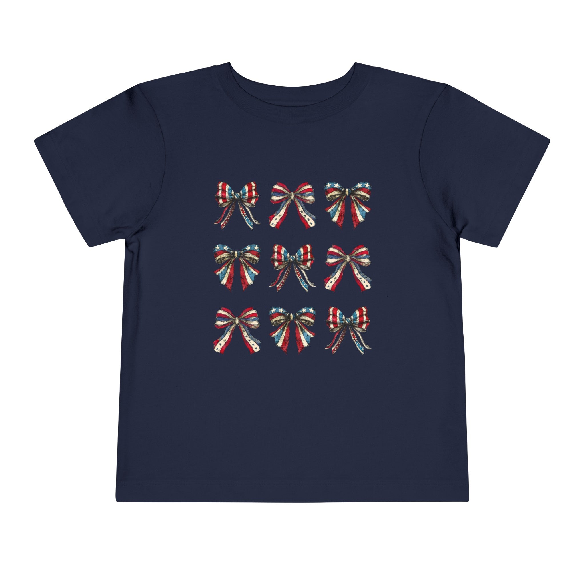 July 4th Bows Toddler Tee