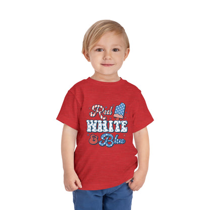 Red White and Blue Toddler Shirt