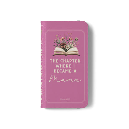 Custom "First Chapter" Book Phone Case for New Moms