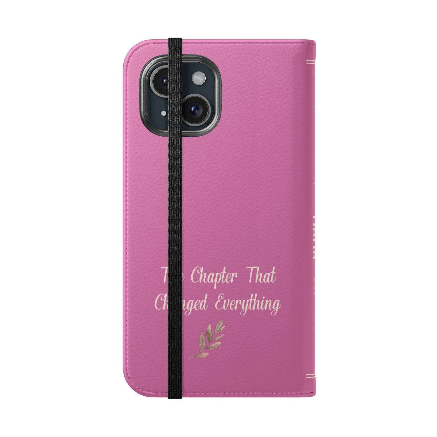 Custom "First Chapter" Book Phone Case for New Moms
