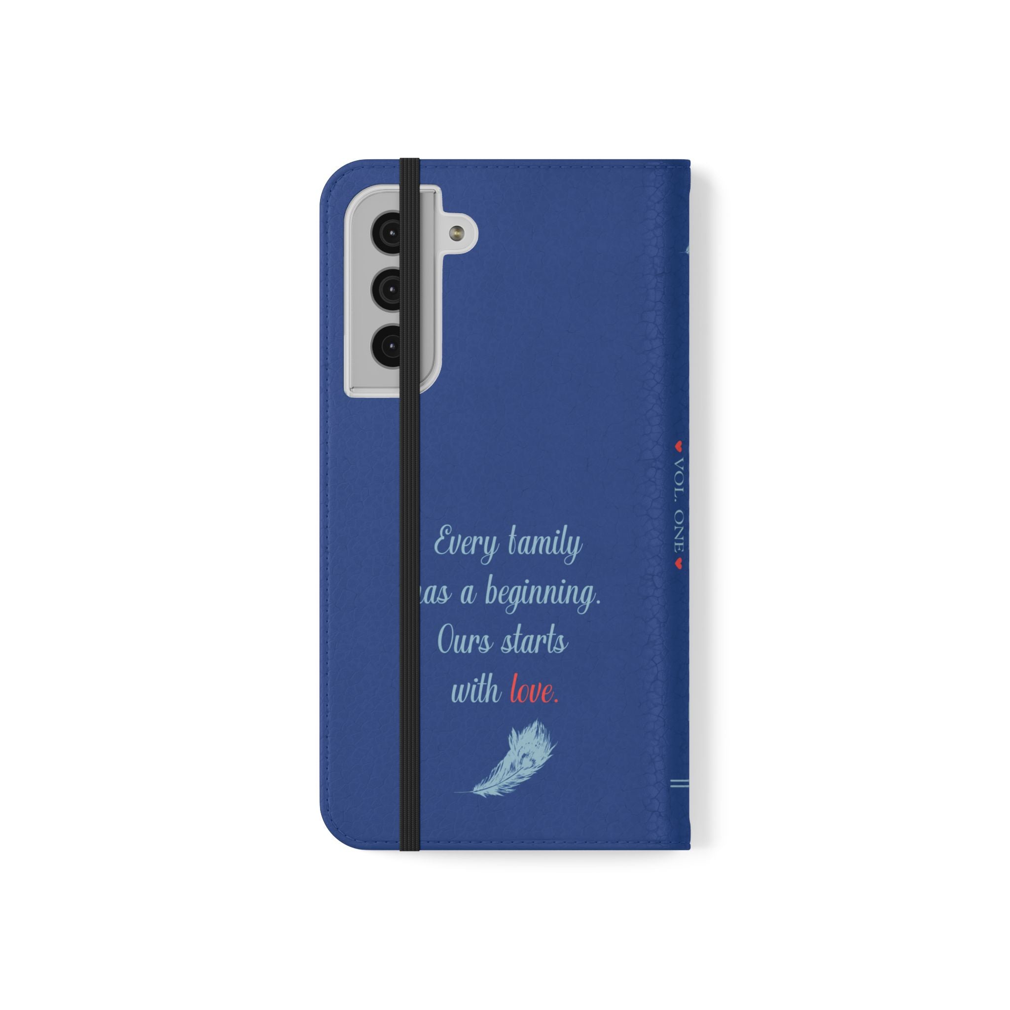Custom "Our Family Story" Book Phone Case