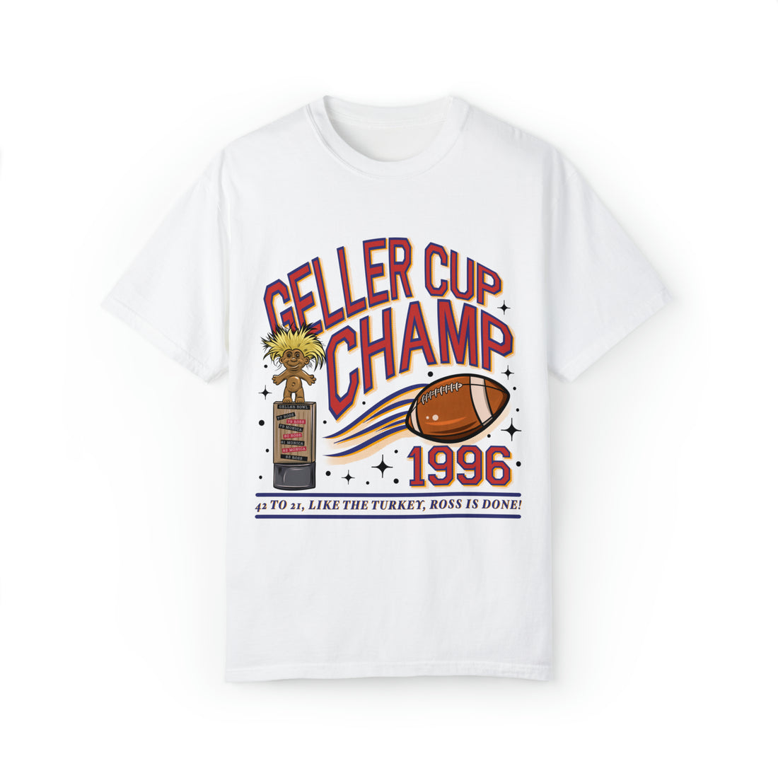 Geller Cup Champ Shirt, Thanksgiving Shirts, Friends Thanksgiving Tee, Friendsgiving Shirts, Football Shirt, Geller Bowl, Turkeybowl Shirt - Gathering Littles