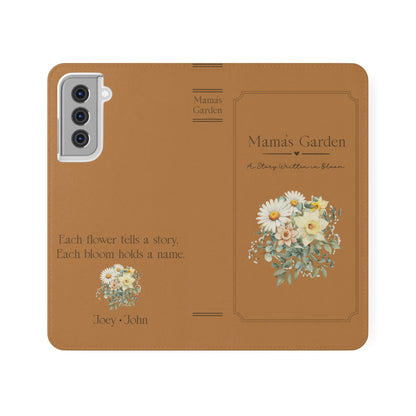 Custom "Mamas Garden" Birth Flower Book Phone Case
