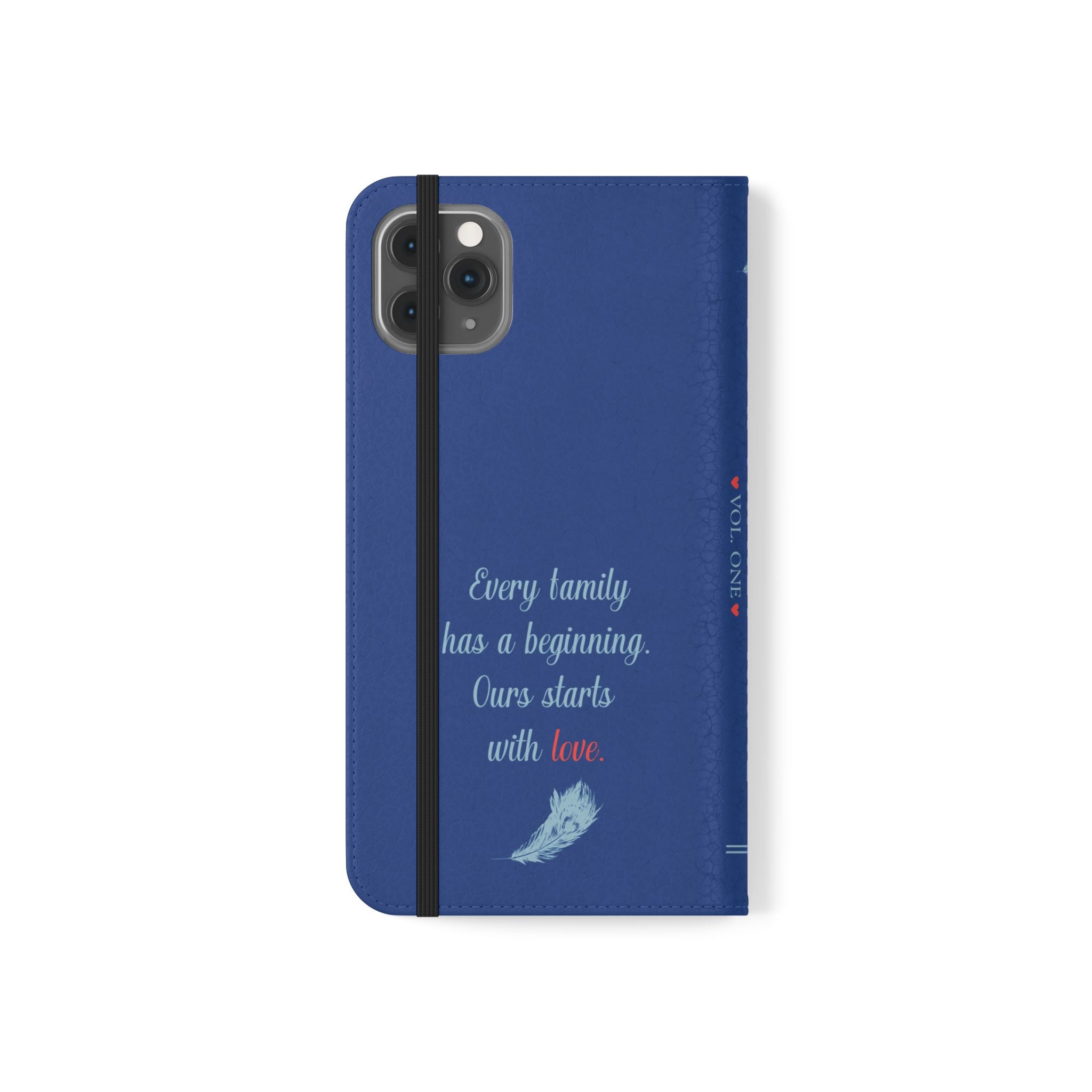 Custom "Our Family Story" Book Phone Case