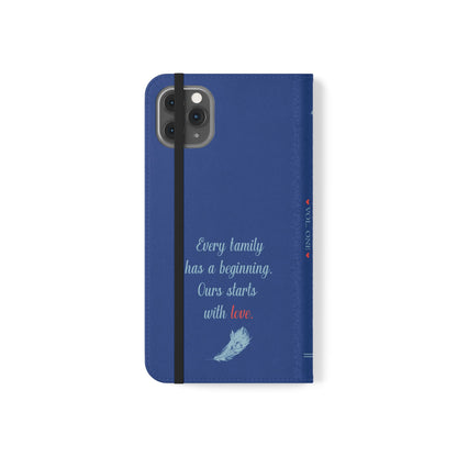 Custom "Our Family Story" Book Phone Case