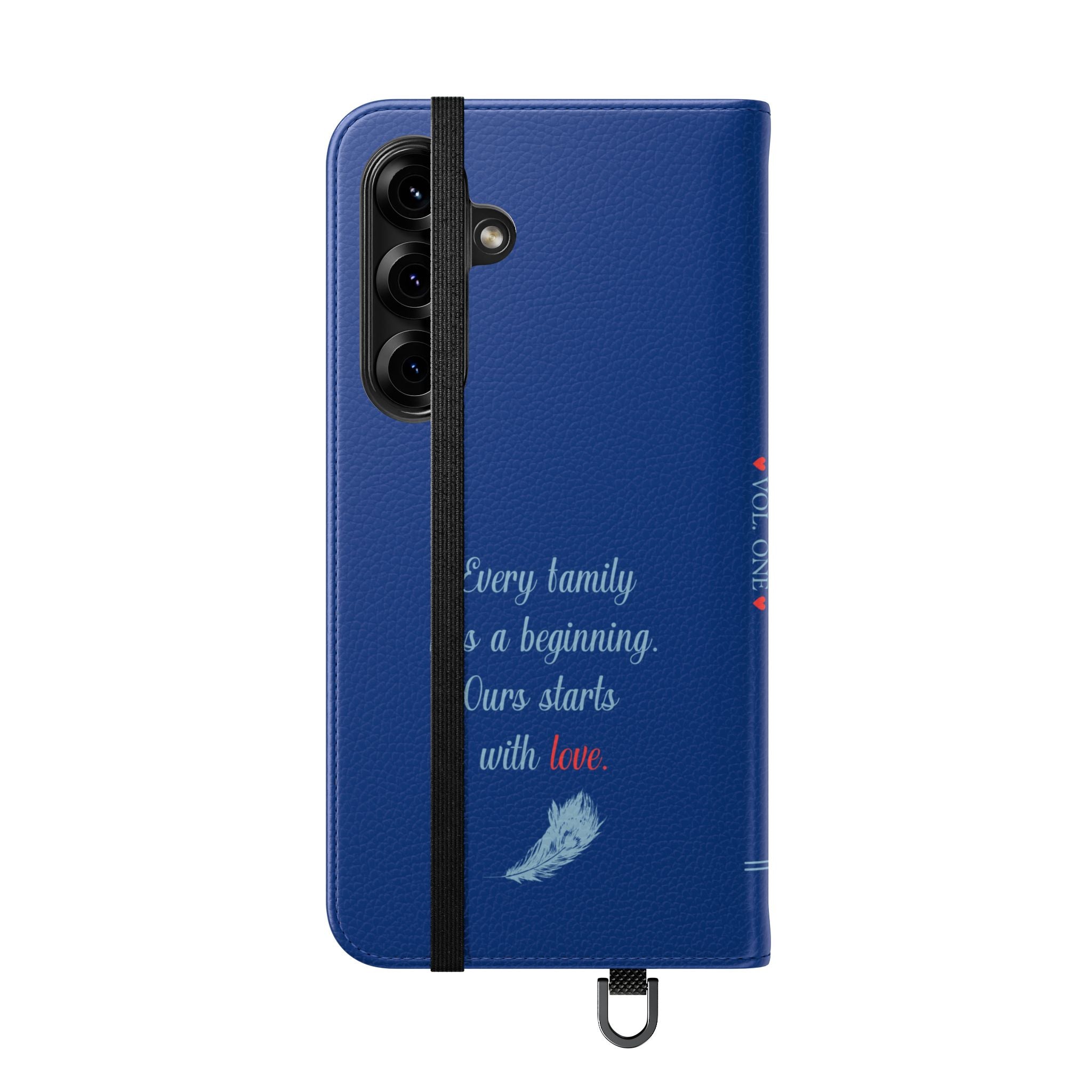 Custom "Our Family Story" Book Phone Case