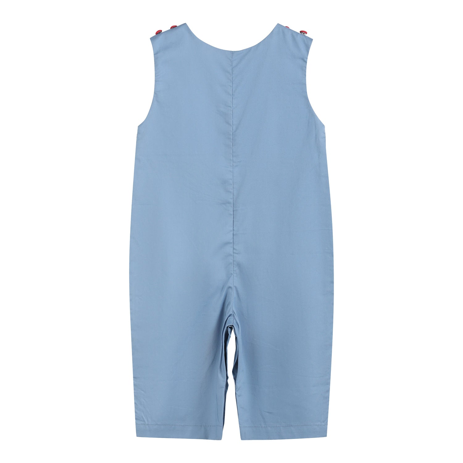 Blue Farm Animals Smocked Overalls