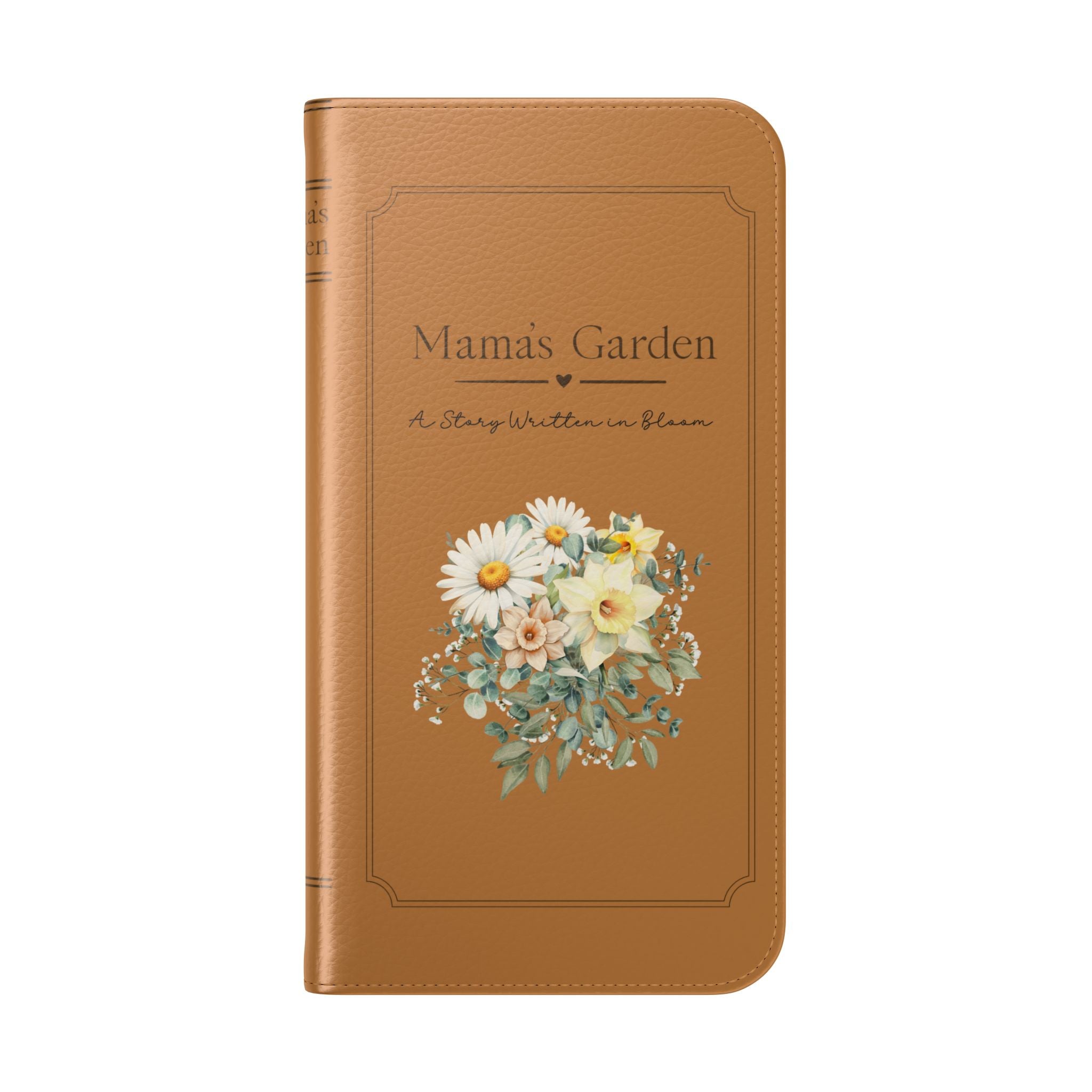 Custom "Mamas Garden" Birth Flower Book Phone Case