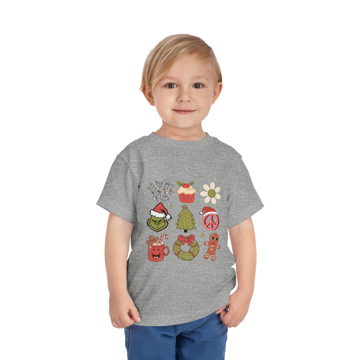 Toddler Christmas Shirt - Christmas Tree Kids Christmas Shirt - Holiday Natural Infant, Toddler &amp; Youth Tee - Gathering Littles