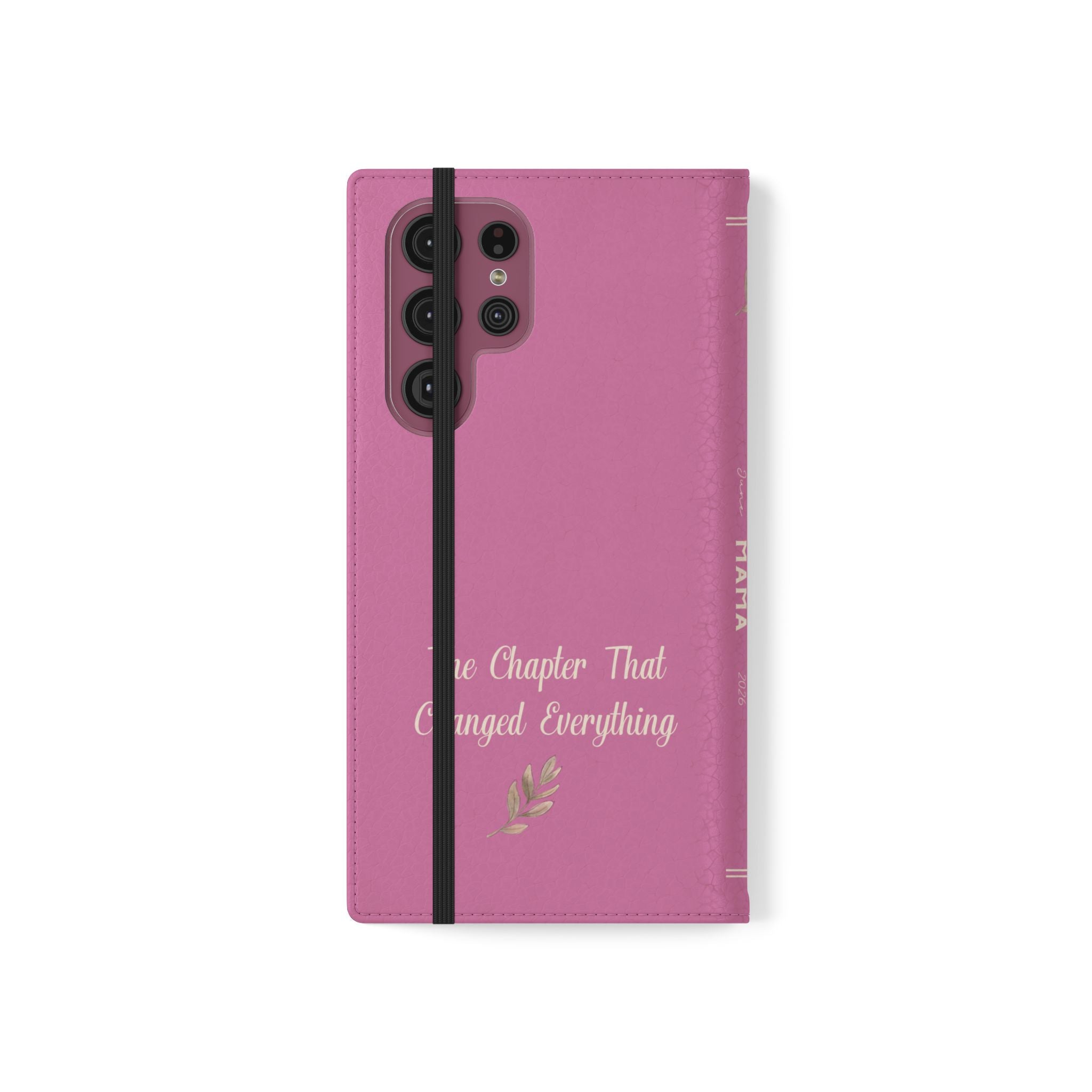 Custom "First Chapter" Book Phone Case for New Moms