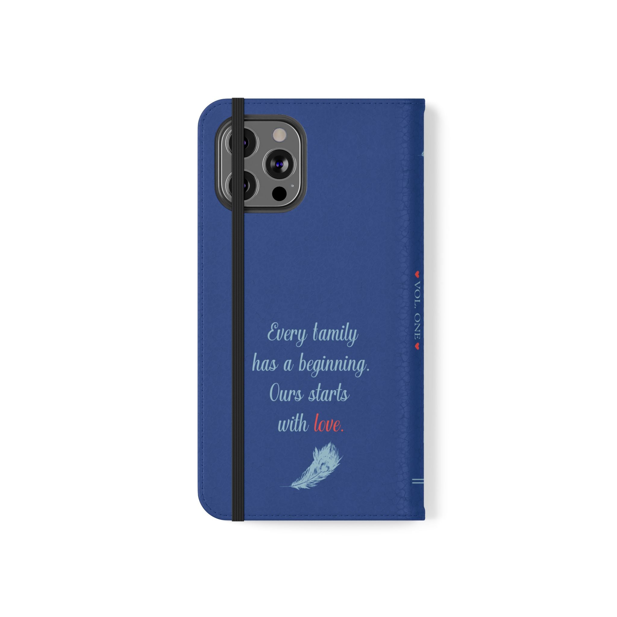 Custom "Our Family Story" Book Phone Case
