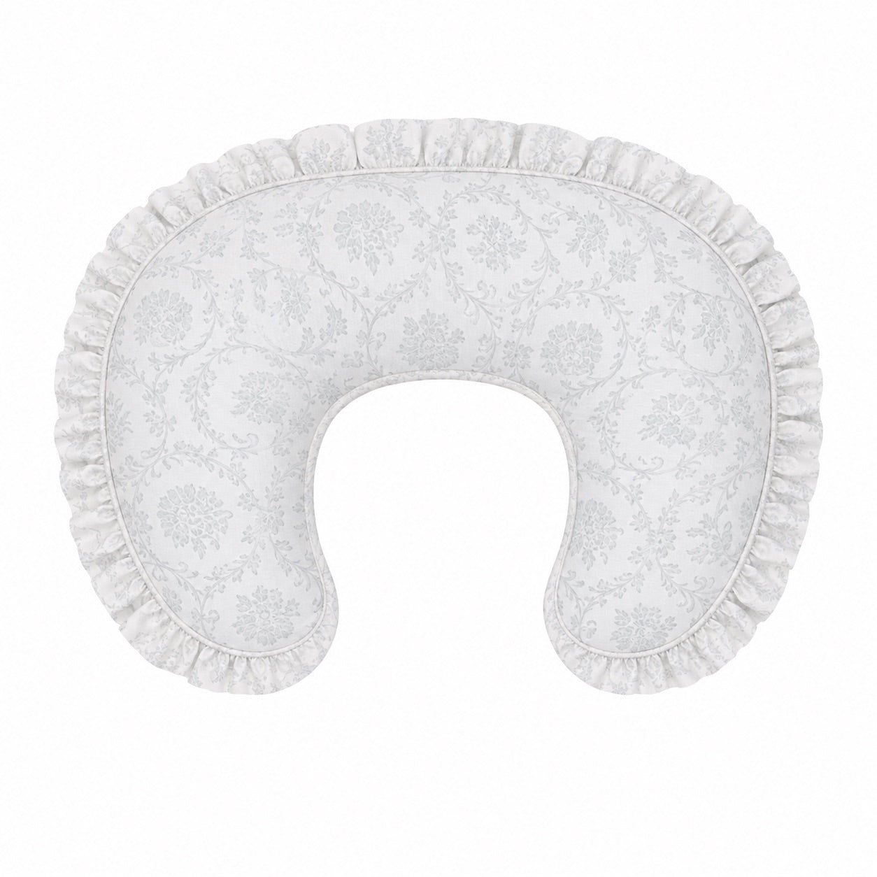 Sage Green Chinoiserie Ruffle Nursing Pillow Cover
