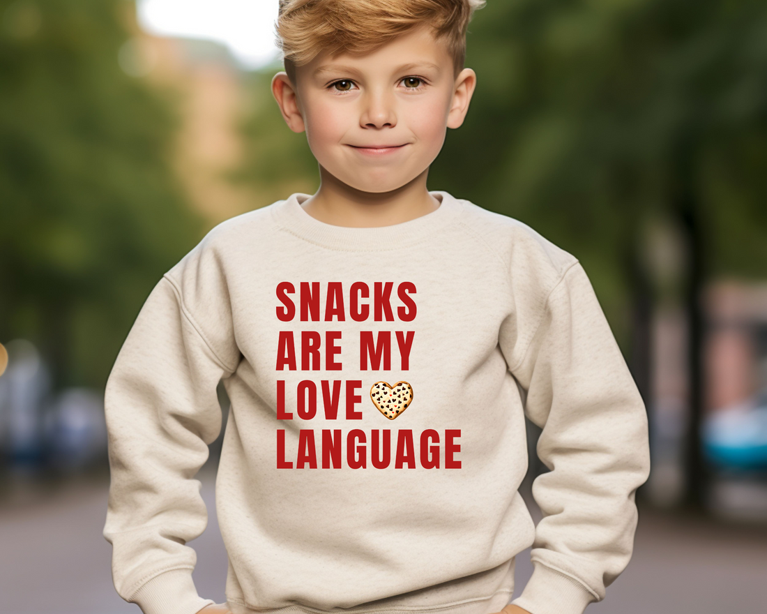 Snacks are my Love Language Sweatshirt