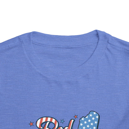 Red White and Blue Toddler Shirt