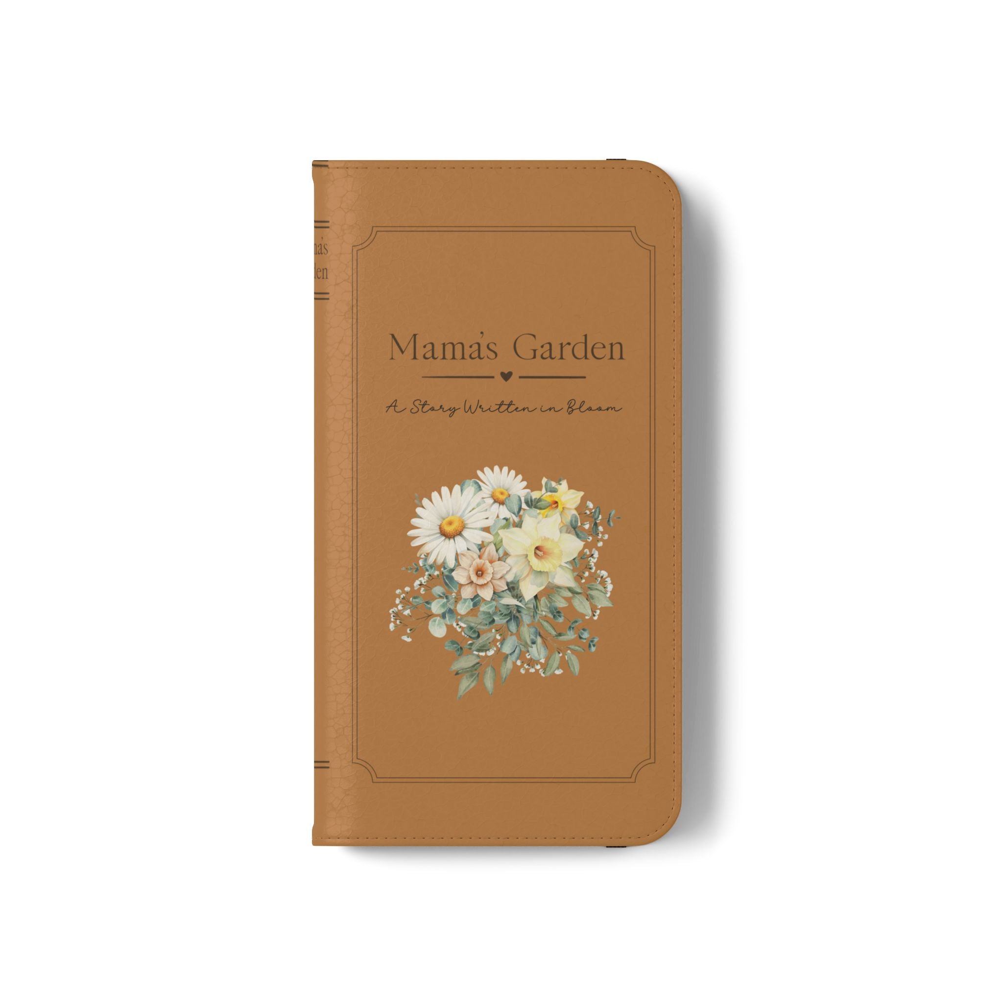 Custom "Mamas Garden" Birth Flower Book Phone Case