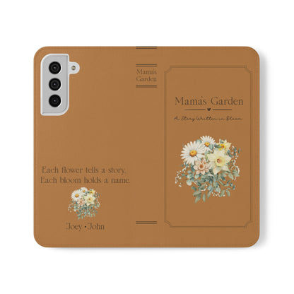 Custom "Mamas Garden" Birth Flower Book Phone Case