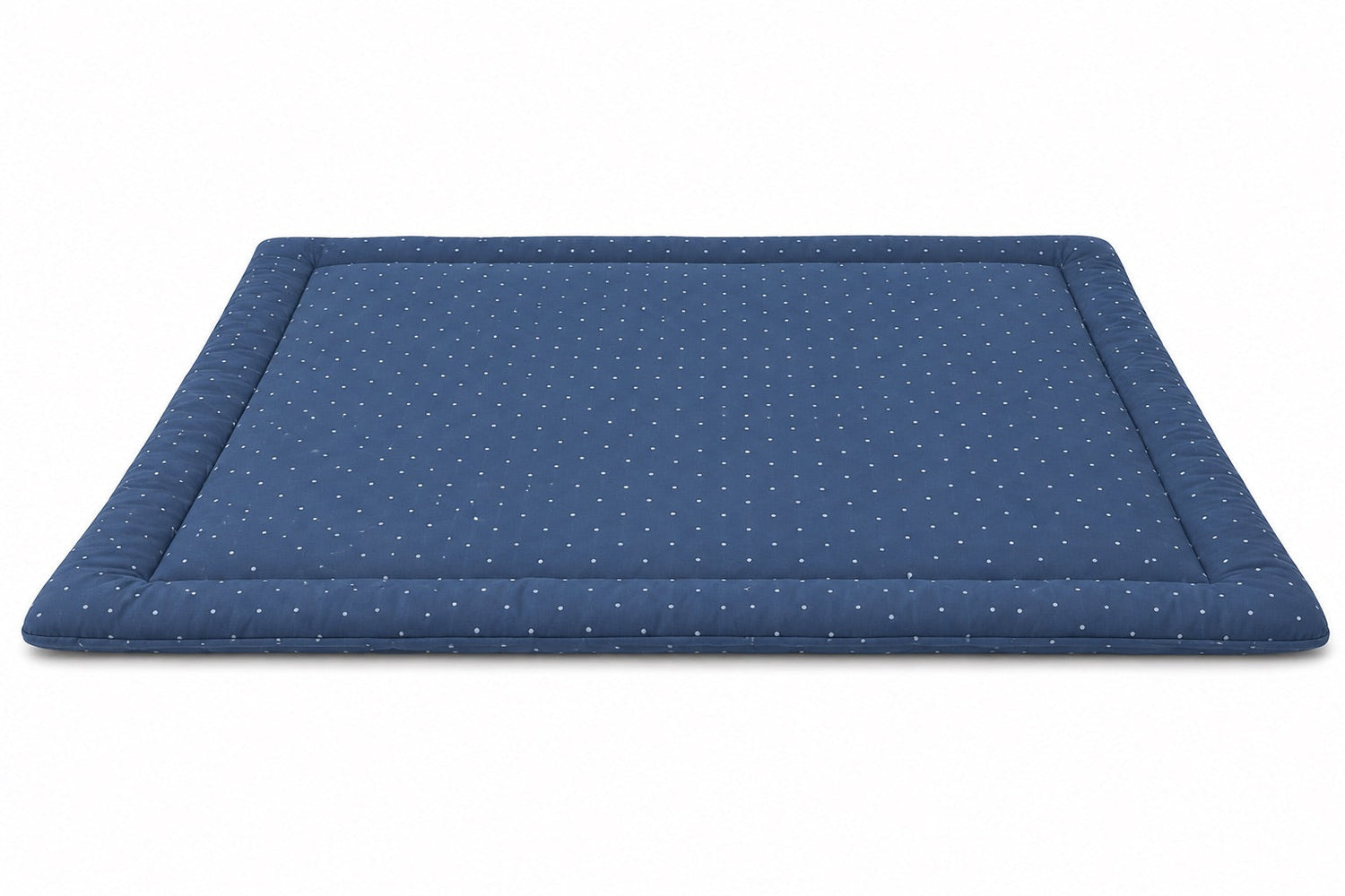 Denim Dot Padded Baby Play Mat