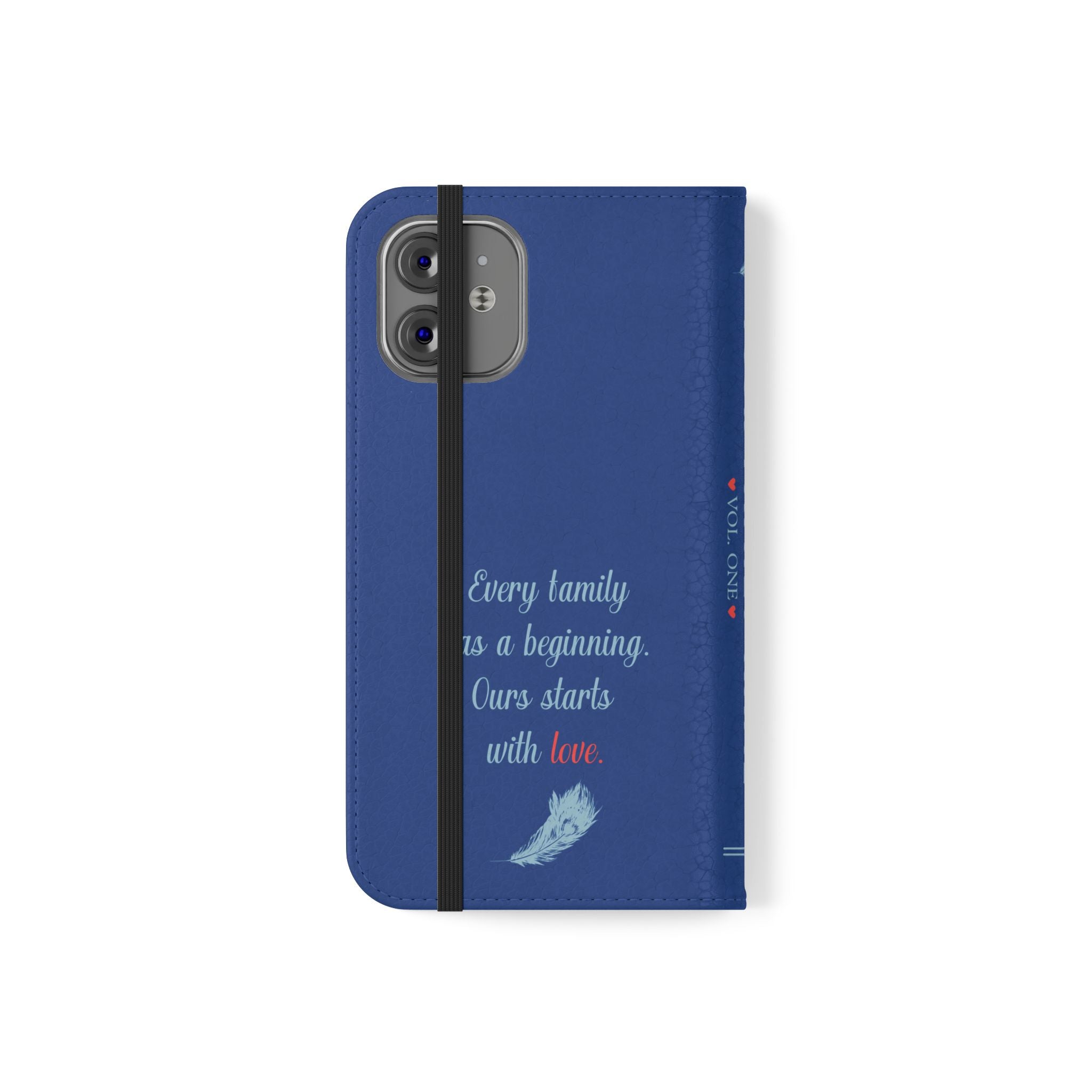 Custom "Our Family Story" Book Phone Case