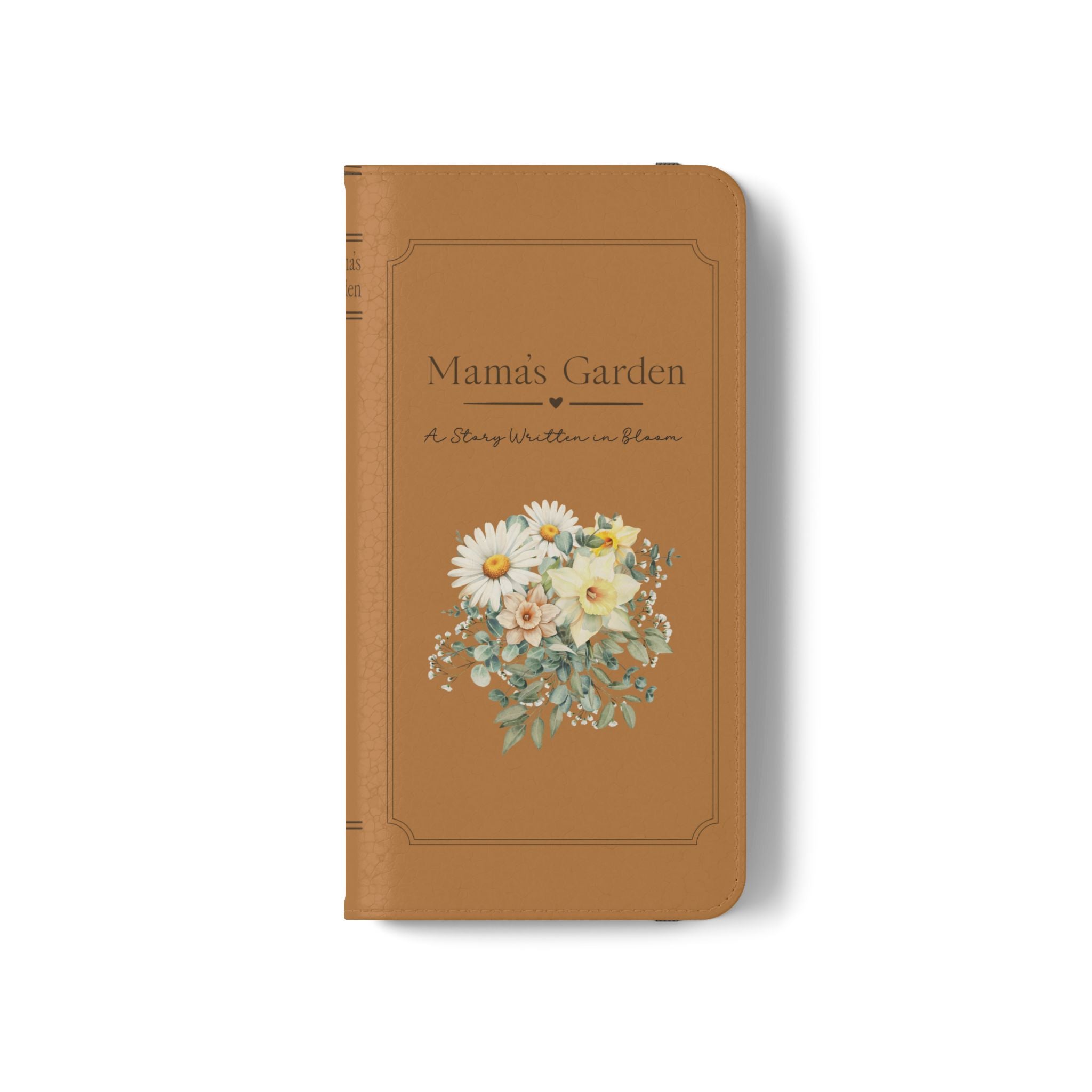 Custom "Mamas Garden" Birth Flower Book Phone Case