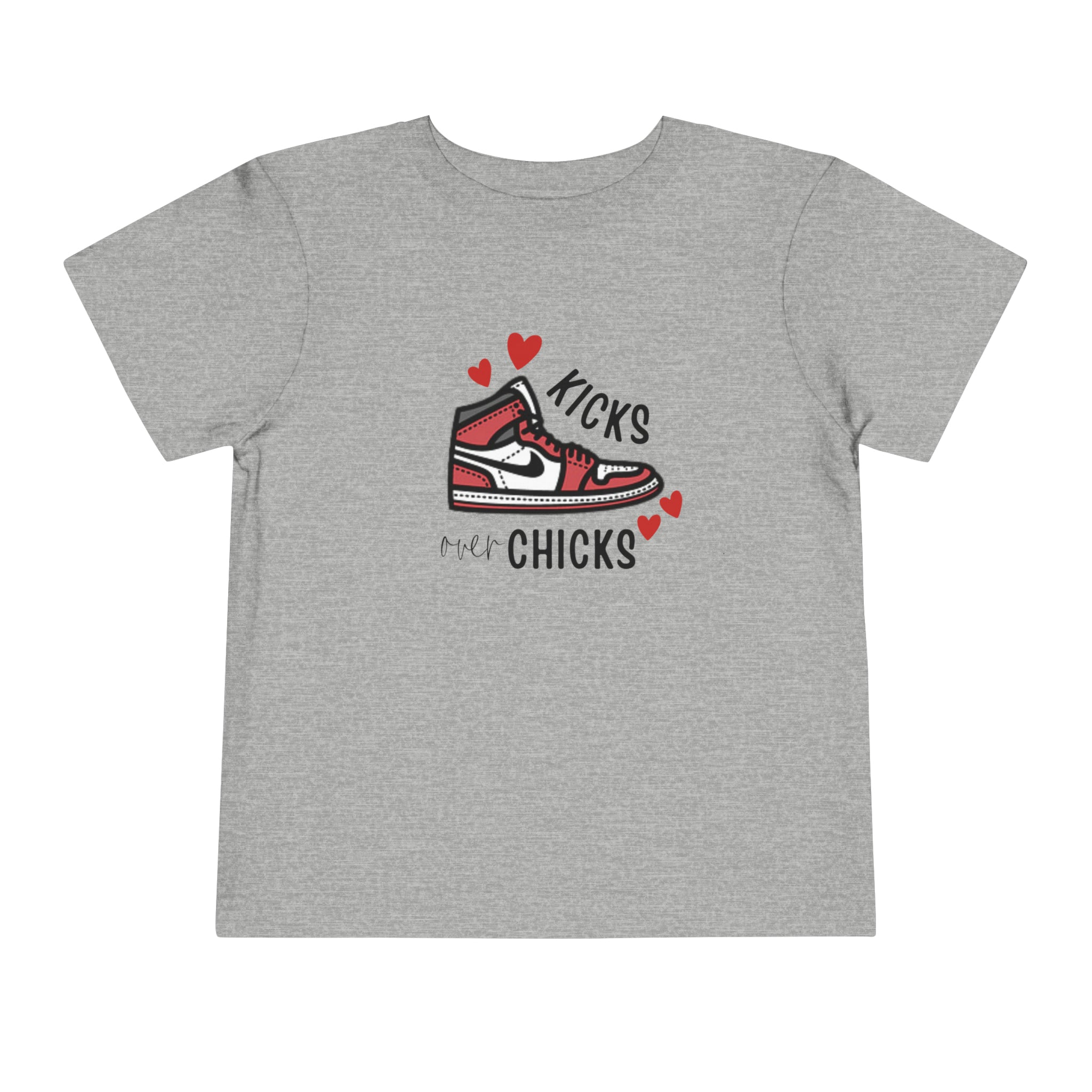 Kicks Over Chicks Tee, shirt, youth tshirt, kids graphic tshirt, boys shirt, Boys Valentines Day Shirt, Valentines Day Shirt - Gathering Littles