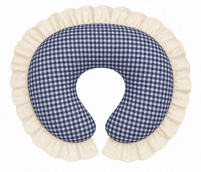 Ivory Eyelet Ruffle Original Nursing Pillow Cover