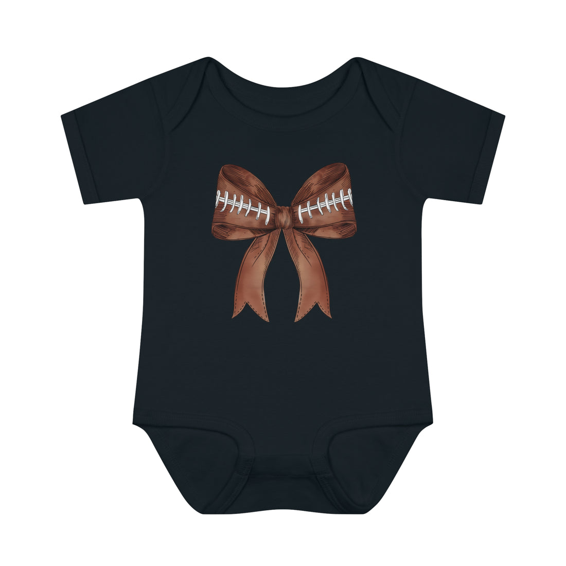 Baby Football Bow Bodsuit