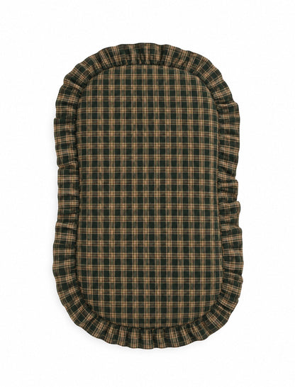 Green Plaid Baby Lounger Cover