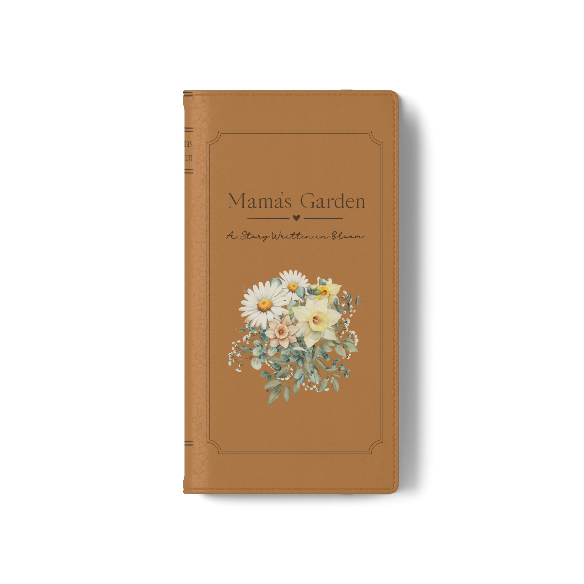 Custom "Mamas Garden" Birth Flower Book Phone Case