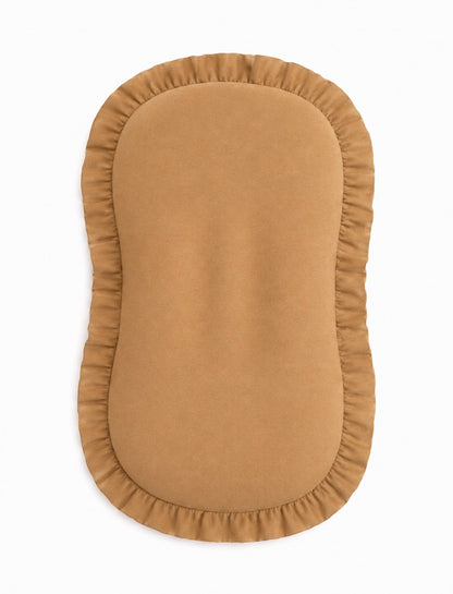Brown Solid Baby Lounger Cover