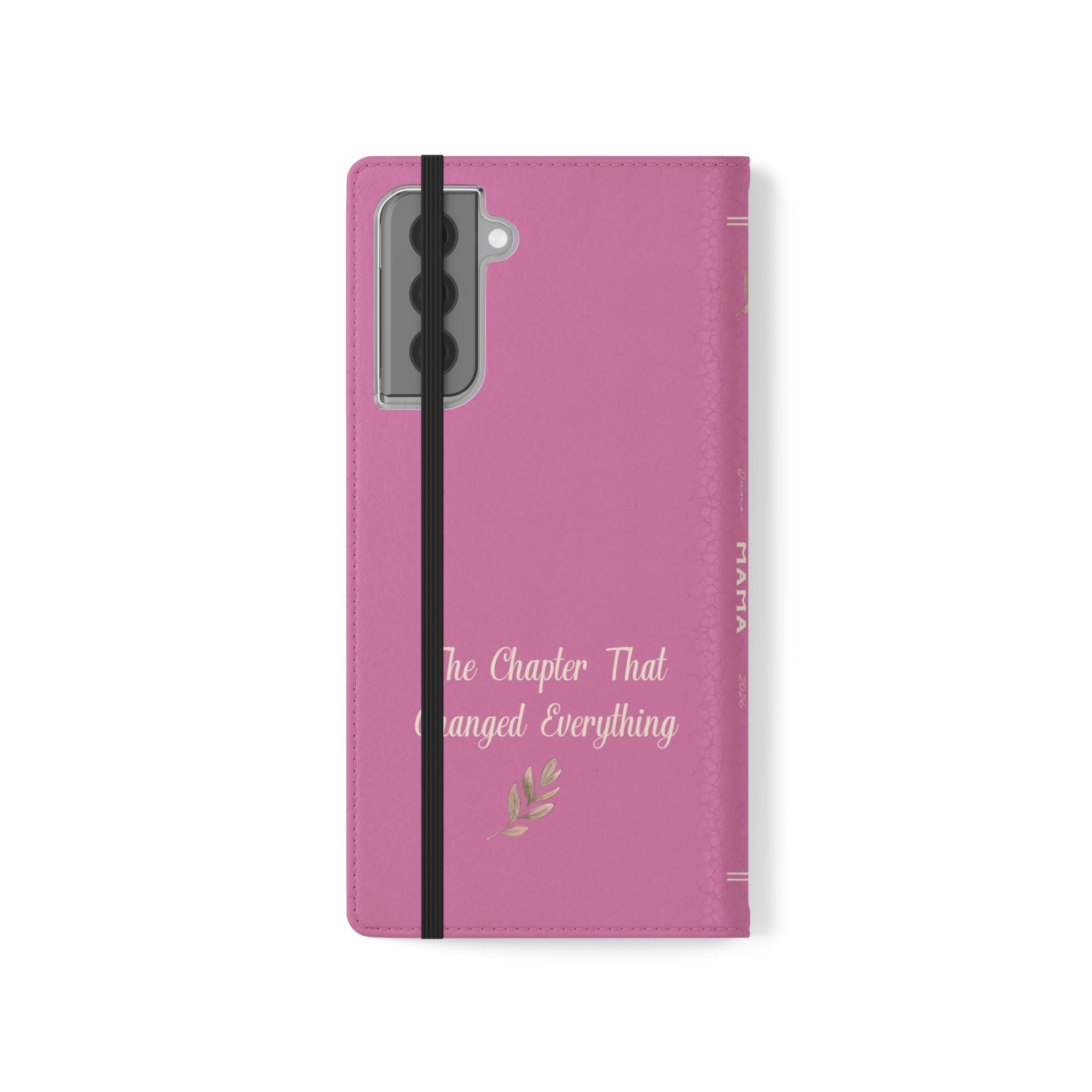 Custom "First Chapter" Book Phone Case for New Moms