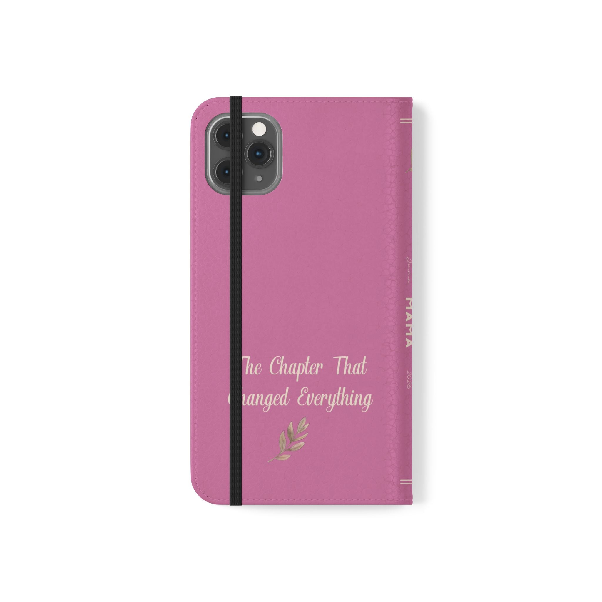 Custom "First Chapter" Book Phone Case for New Moms