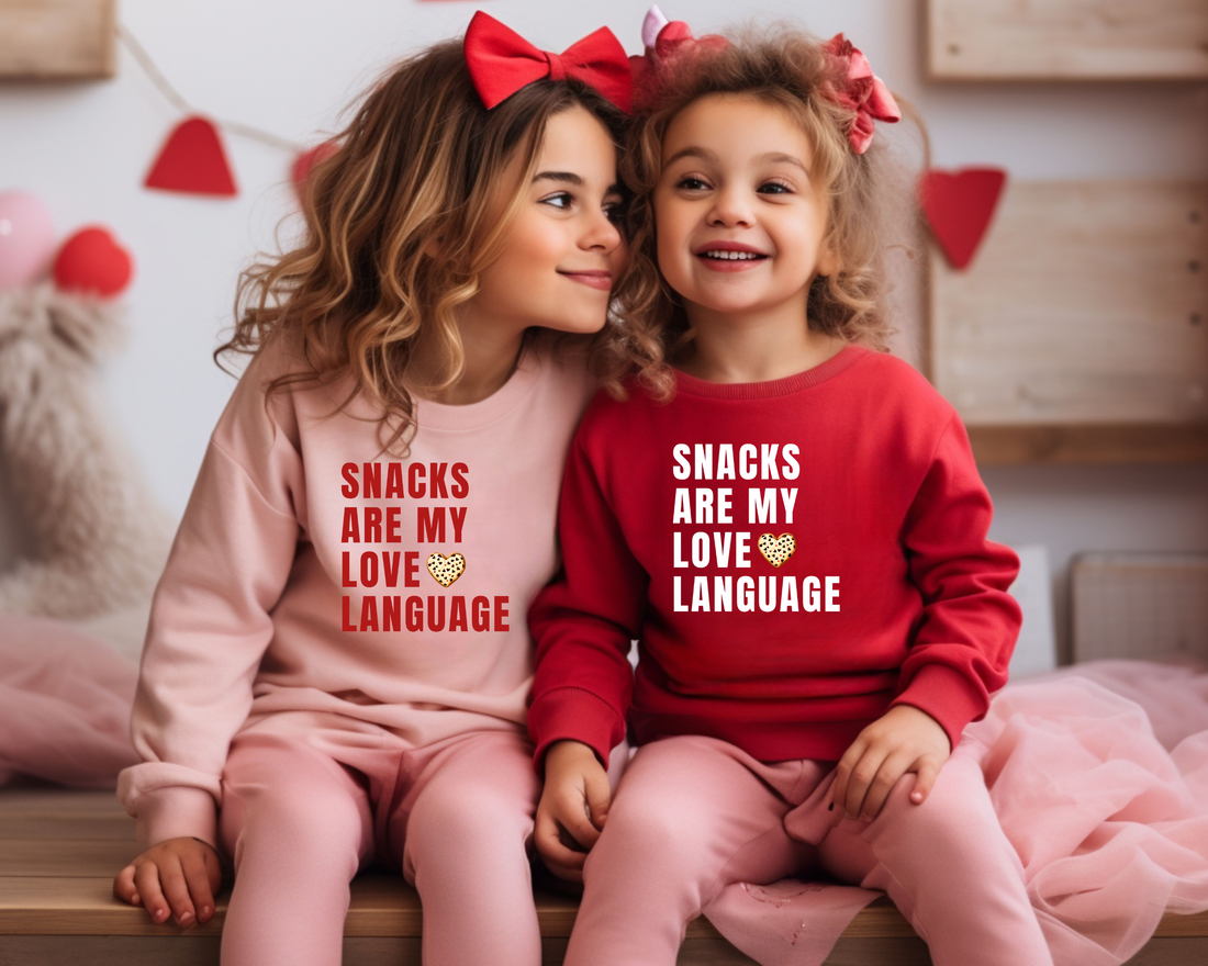 Snacks are my Love Language Sweatshirt