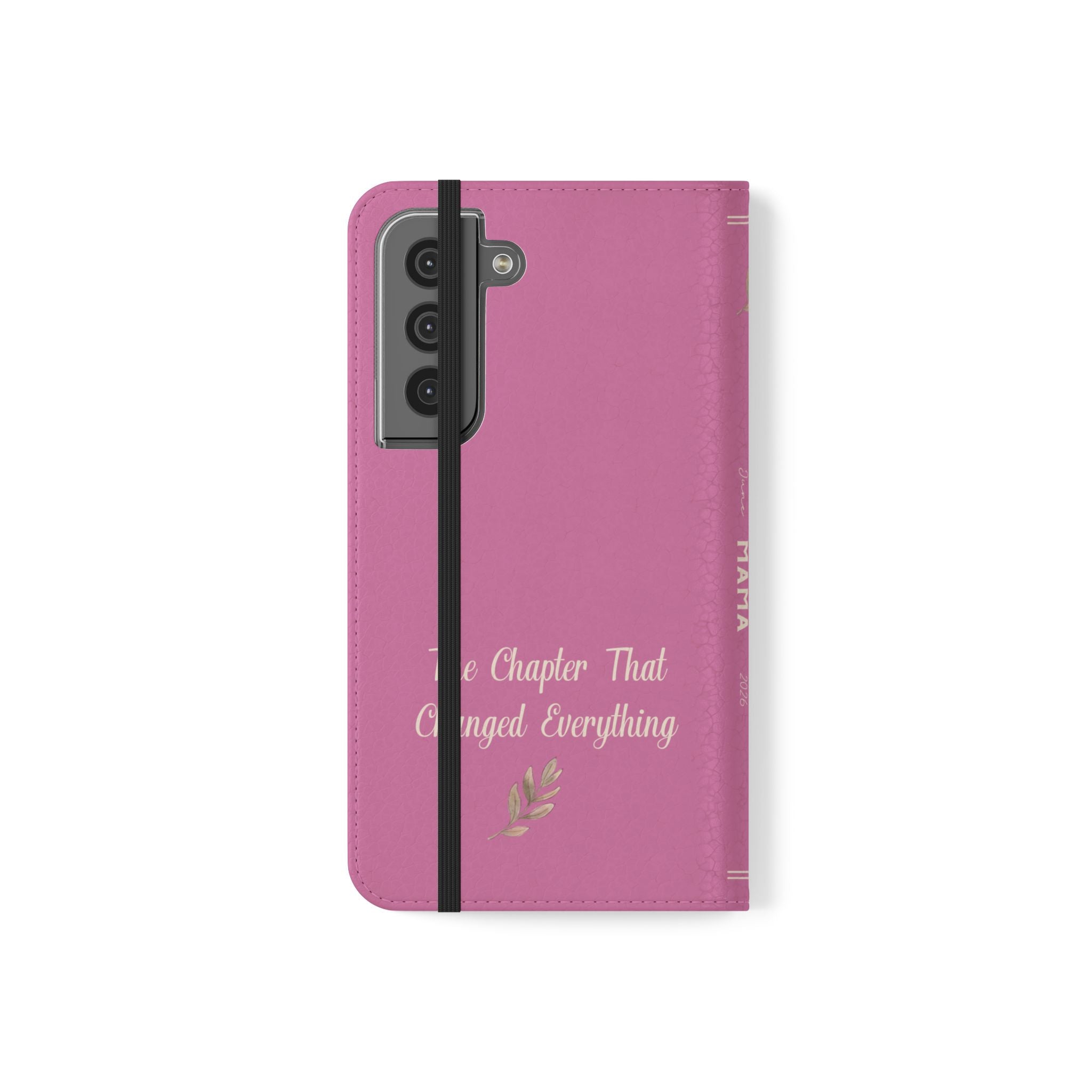 Custom "First Chapter" Book Phone Case for New Moms