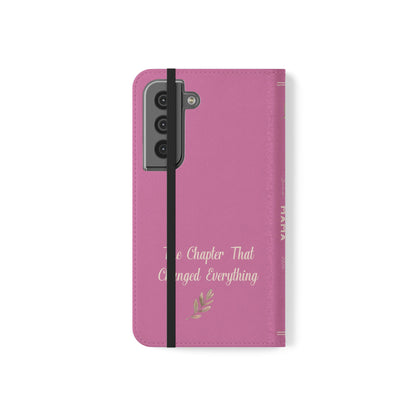 Custom "First Chapter" Book Phone Case for New Moms