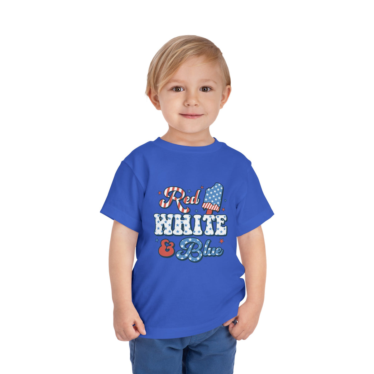 Red White and Blue Toddler Shirt