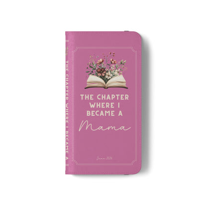 Custom "First Chapter" Book Phone Case for New Moms