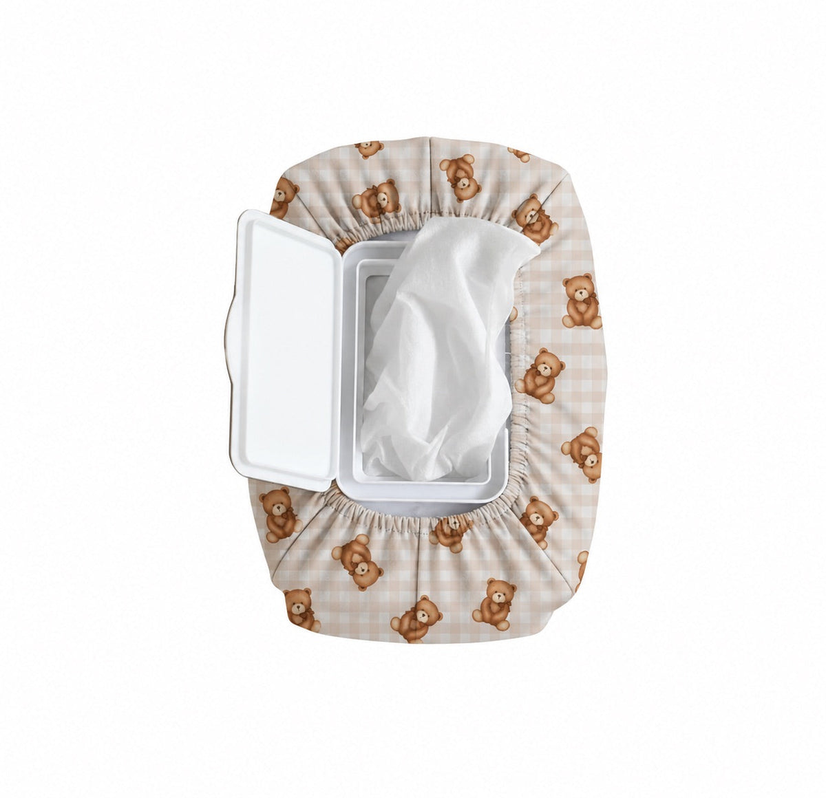 Gingham Wet Wipe Cover