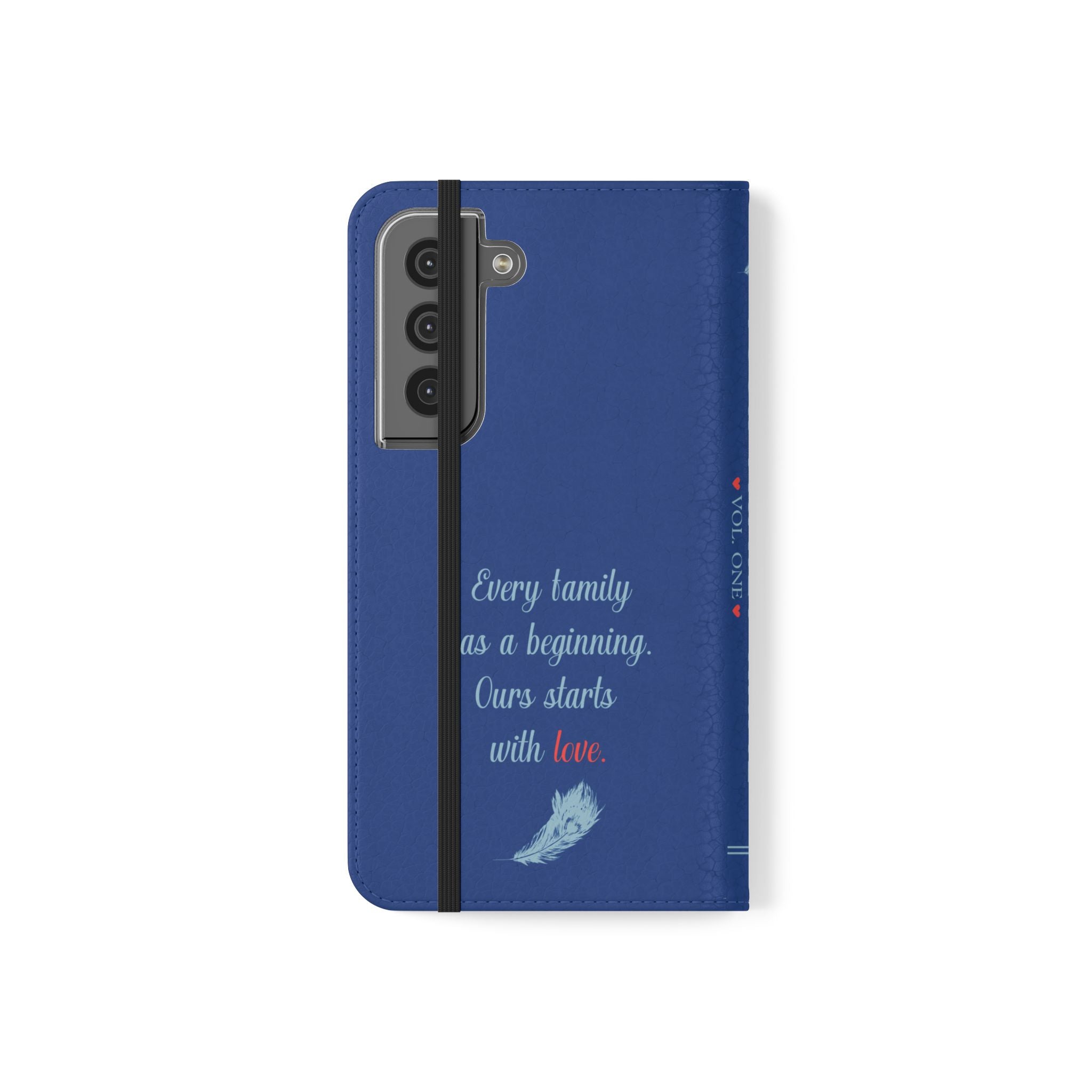 Custom "Our Family Story" Book Phone Case