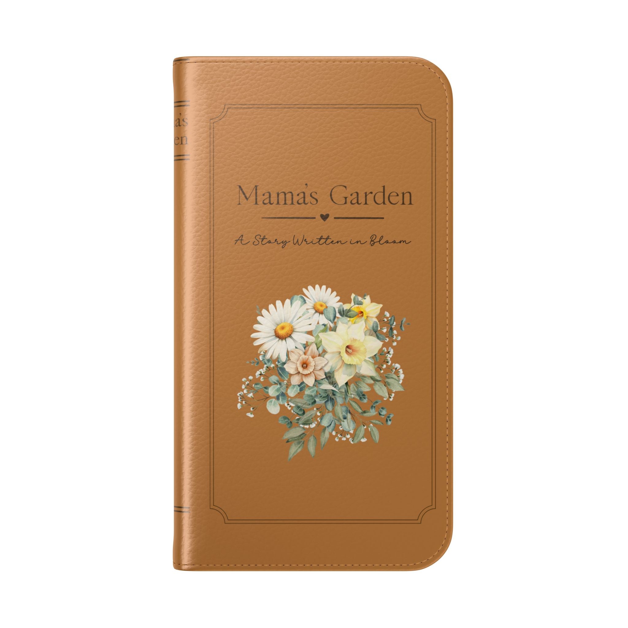 Custom "Mamas Garden" Birth Flower Book Phone Case