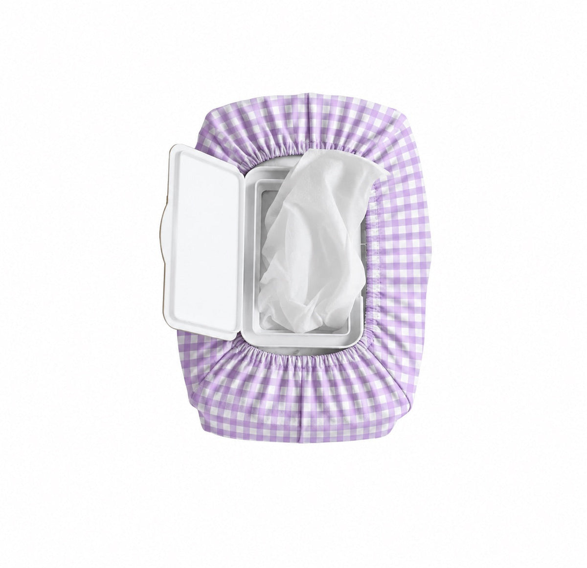 Gingham Wet Wipe Cover