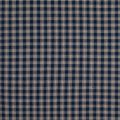 Harbor Blue Plaid Crib Sheet