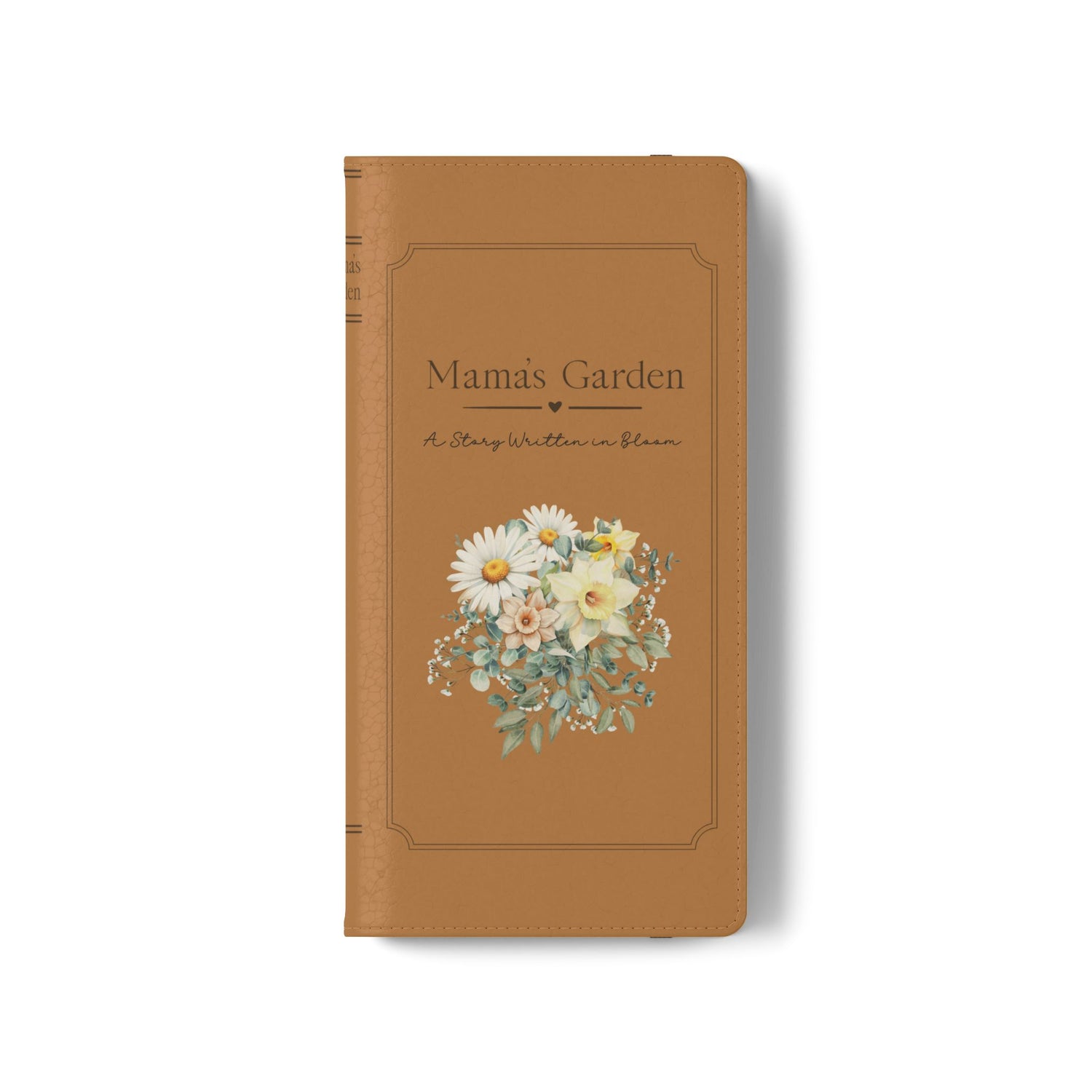 Custom "Mamas Garden" Birth Flower Book Phone Case