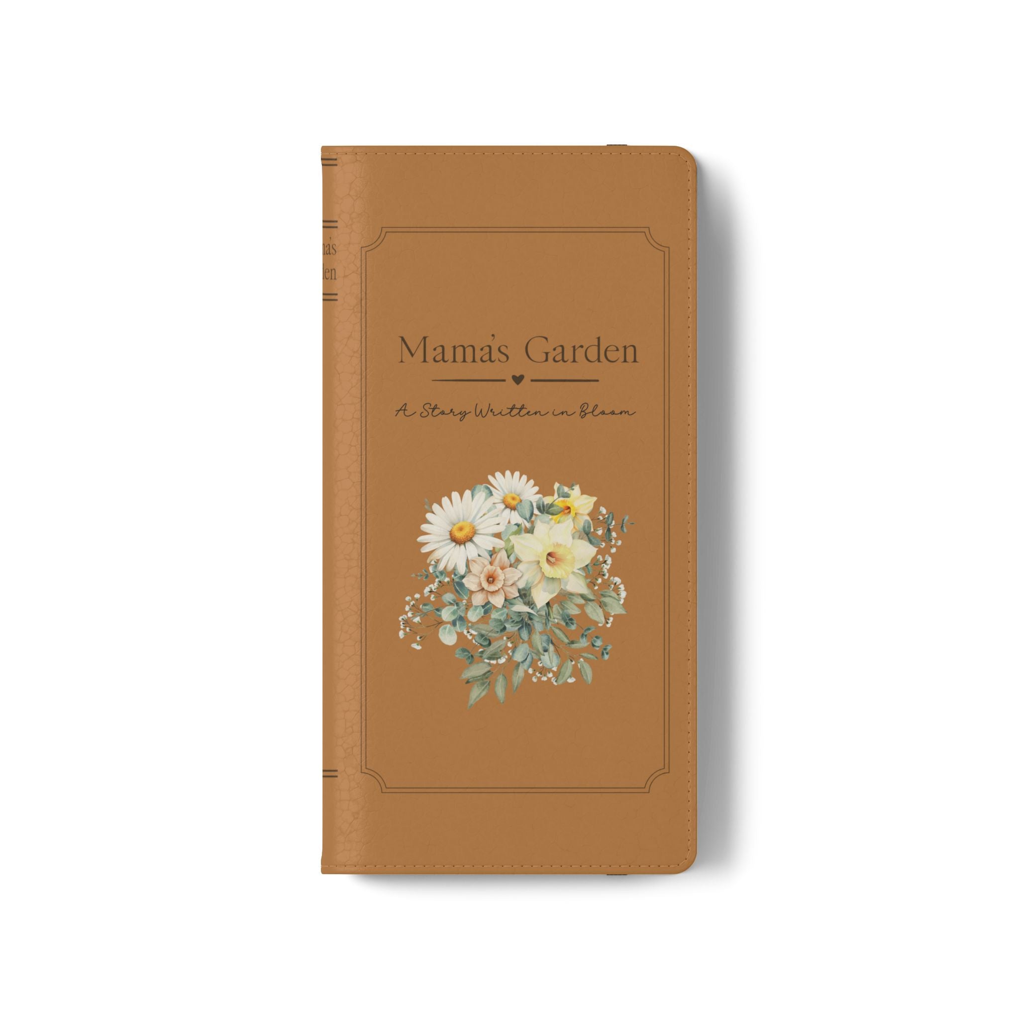 Custom "Mamas Garden" Birth Flower Book Phone Case