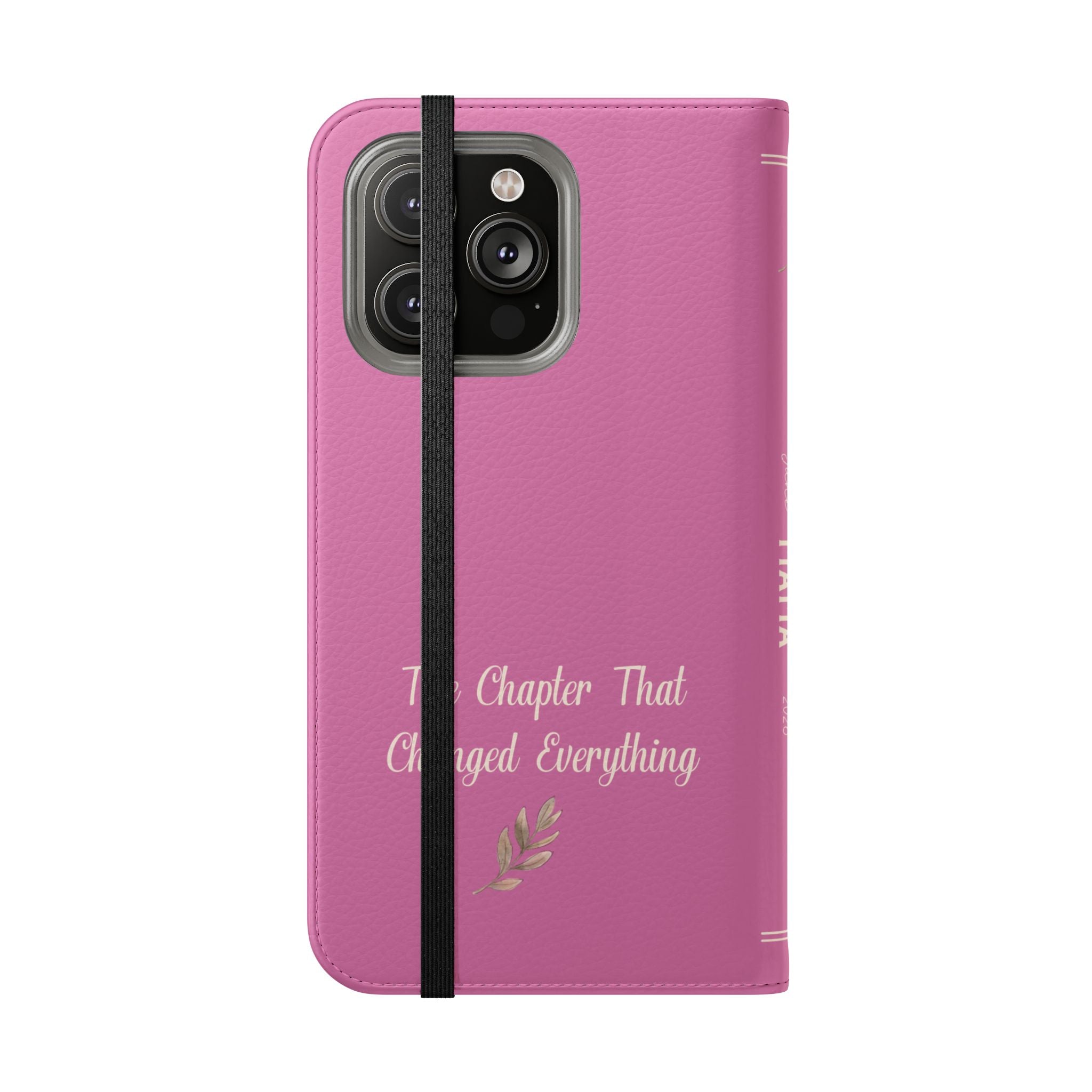 Custom "First Chapter" Book Phone Case for New Moms