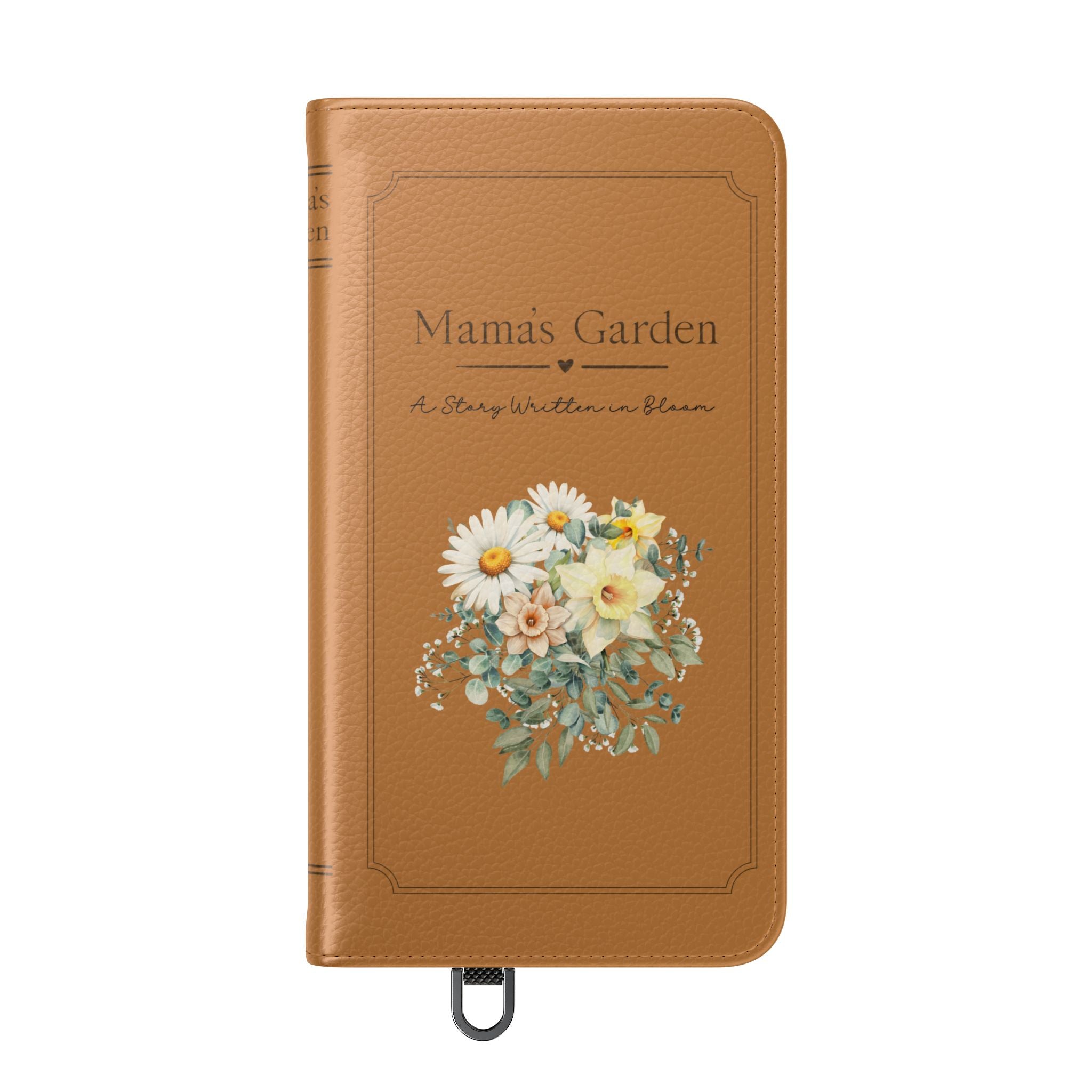 Custom "Mamas Garden" Birth Flower Book Phone Case