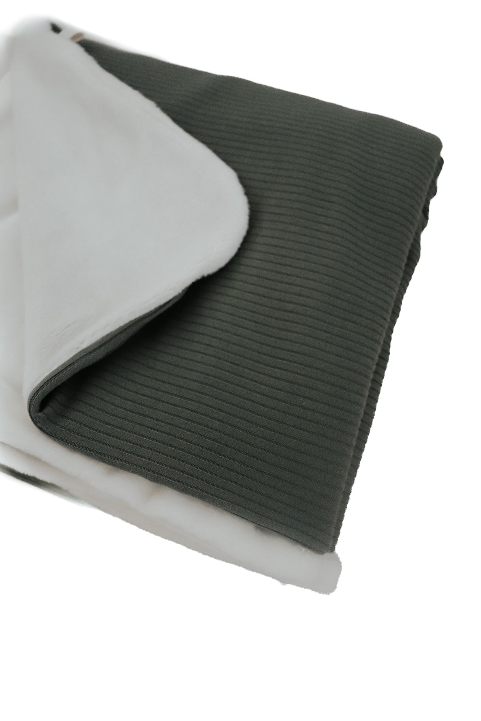 Moss Ribbed Toddler Blanket