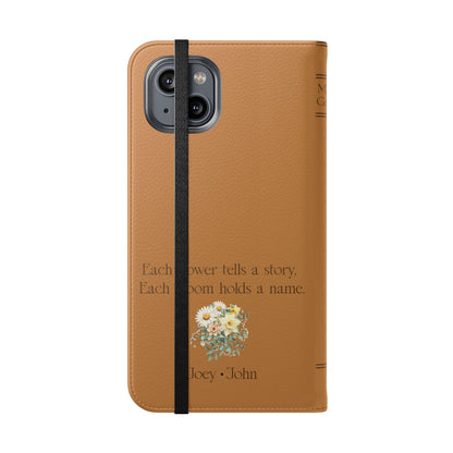 Custom "Mamas Garden" Birth Flower Book Phone Case