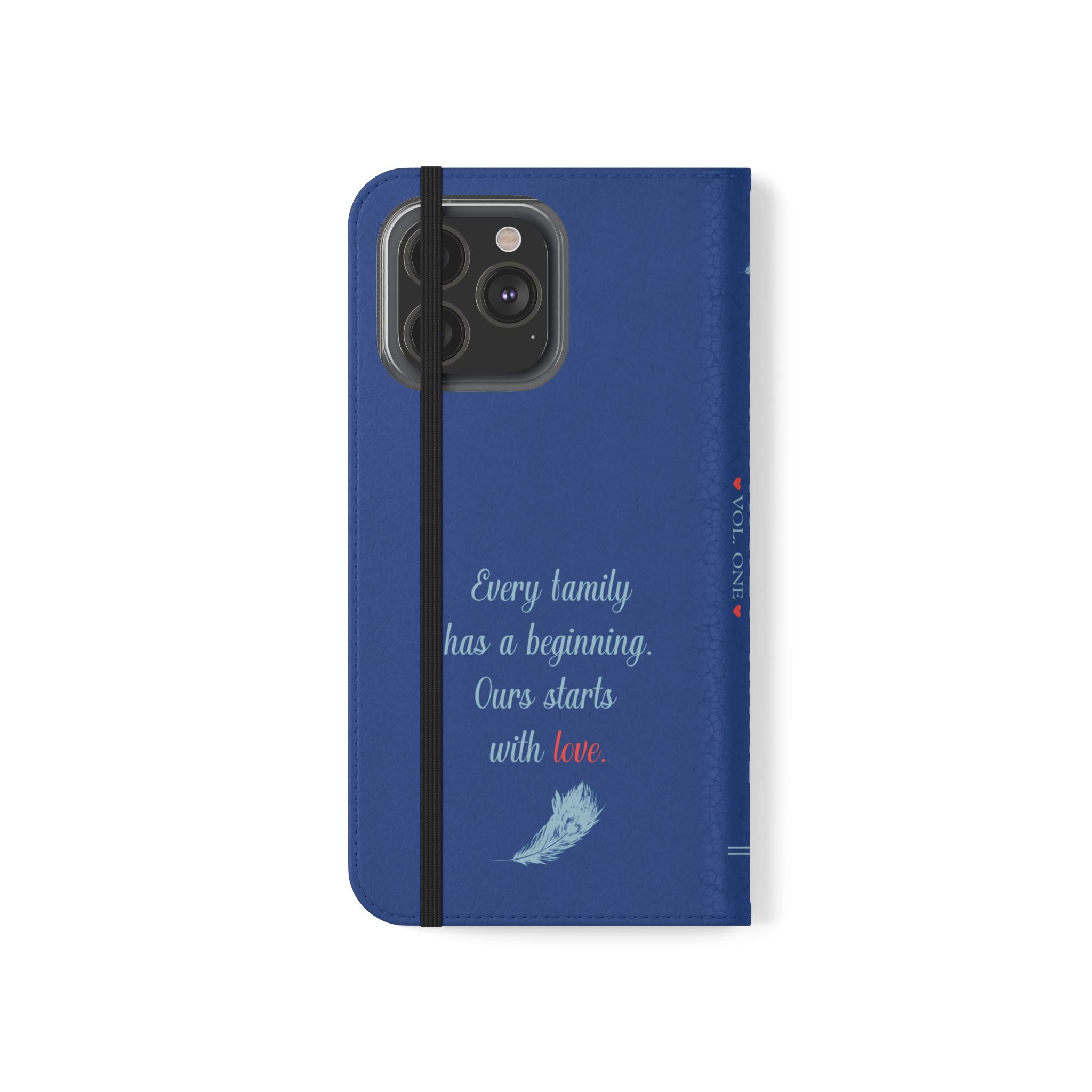 Custom "Our Family Story" Book Phone Case