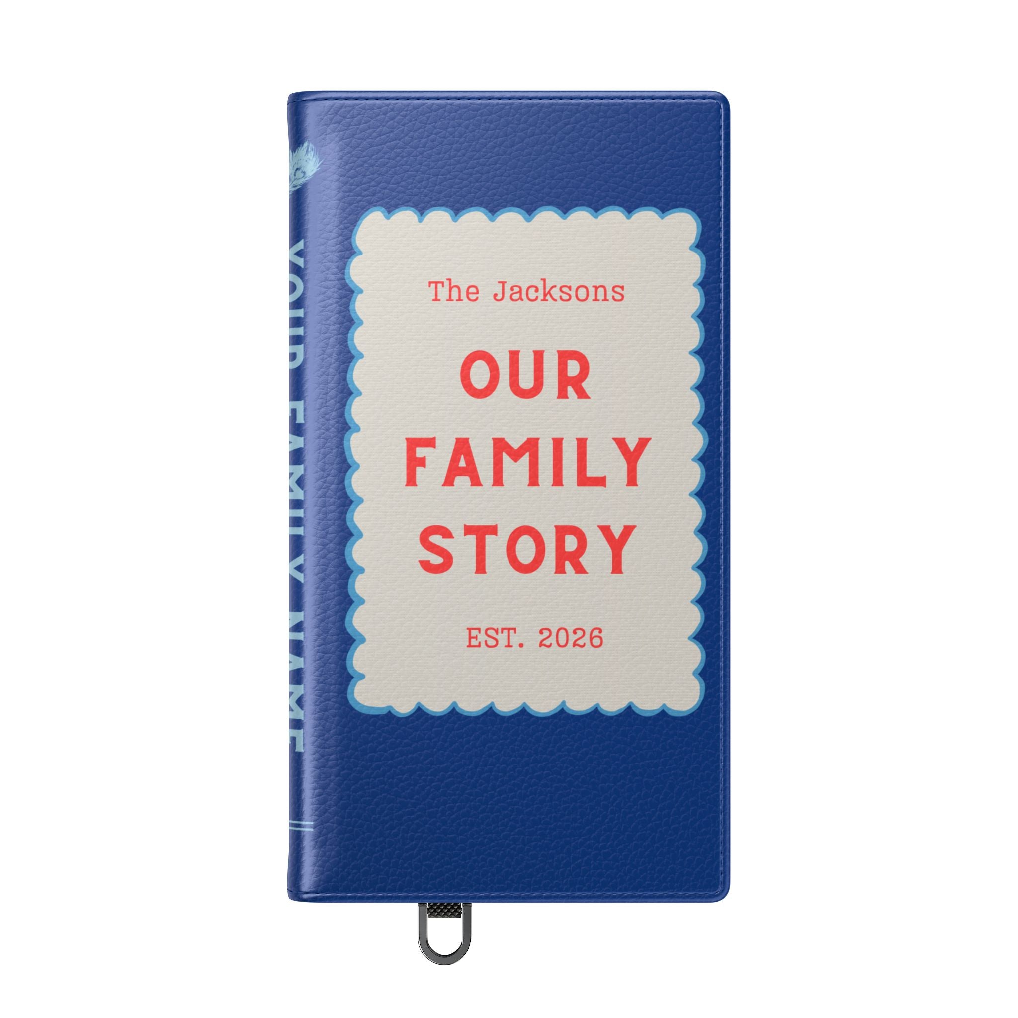 Custom "Our Family Story" Book Phone Case