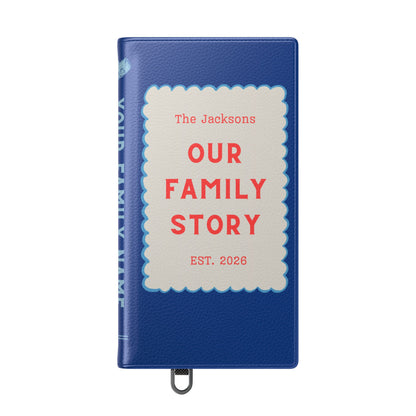 Custom "Our Family Story" Book Phone Case